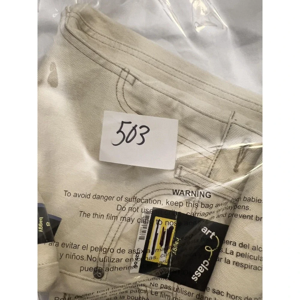 Art Class Jeans Girls 8 Baggy Distressed Stretch Denim Youth New With Tags‎
